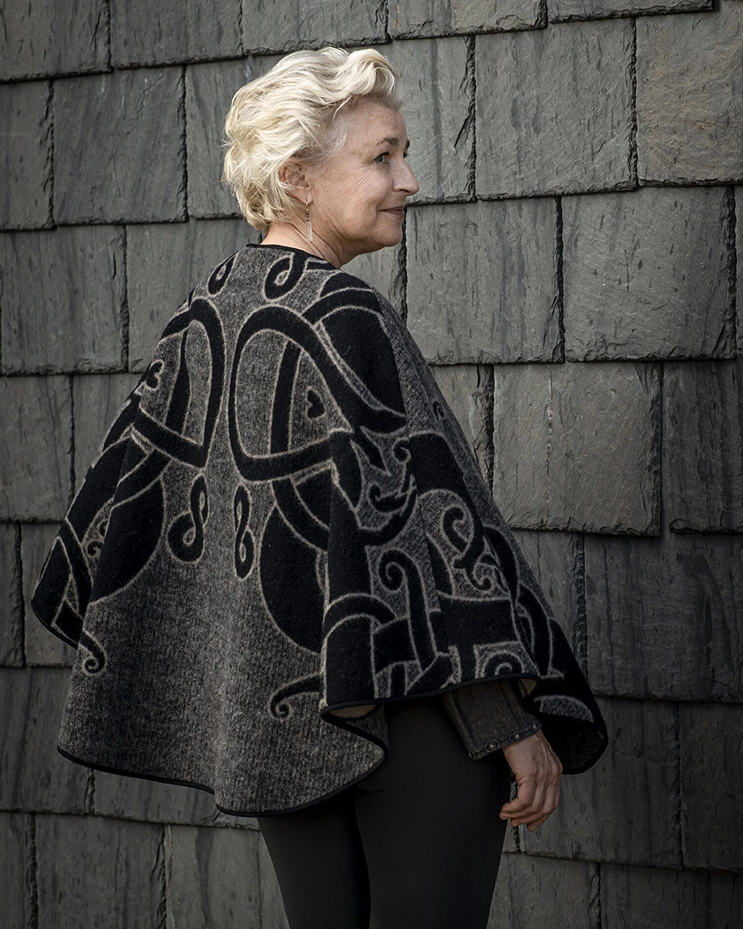 Norse Saga Cape — Laurie Jacobi Original Designs in Wool